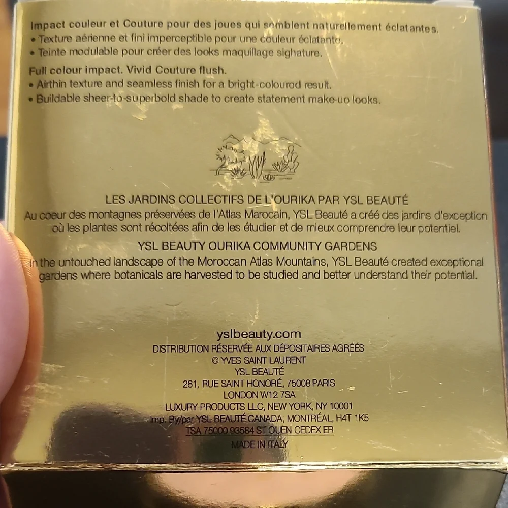Yves Saint Laurent Make Me Blush in Lavender Lust